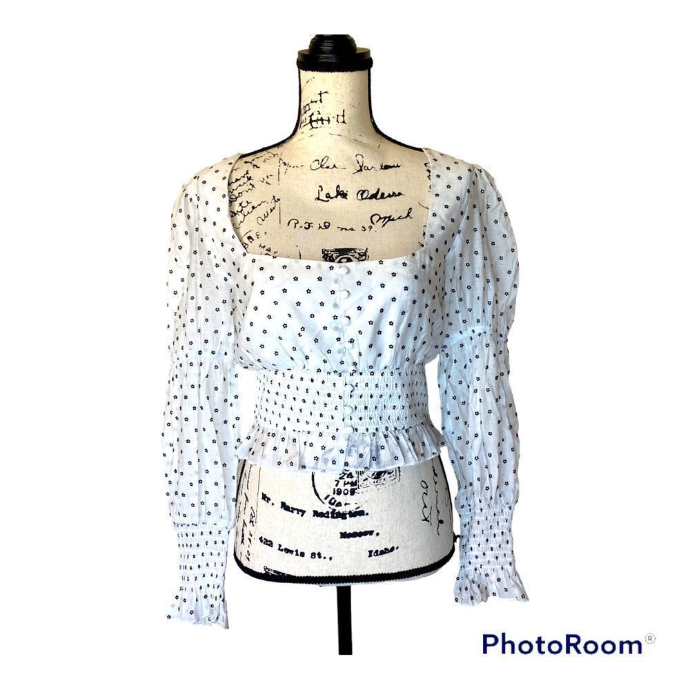 ACOA Floral Long Sleeve Top NWT